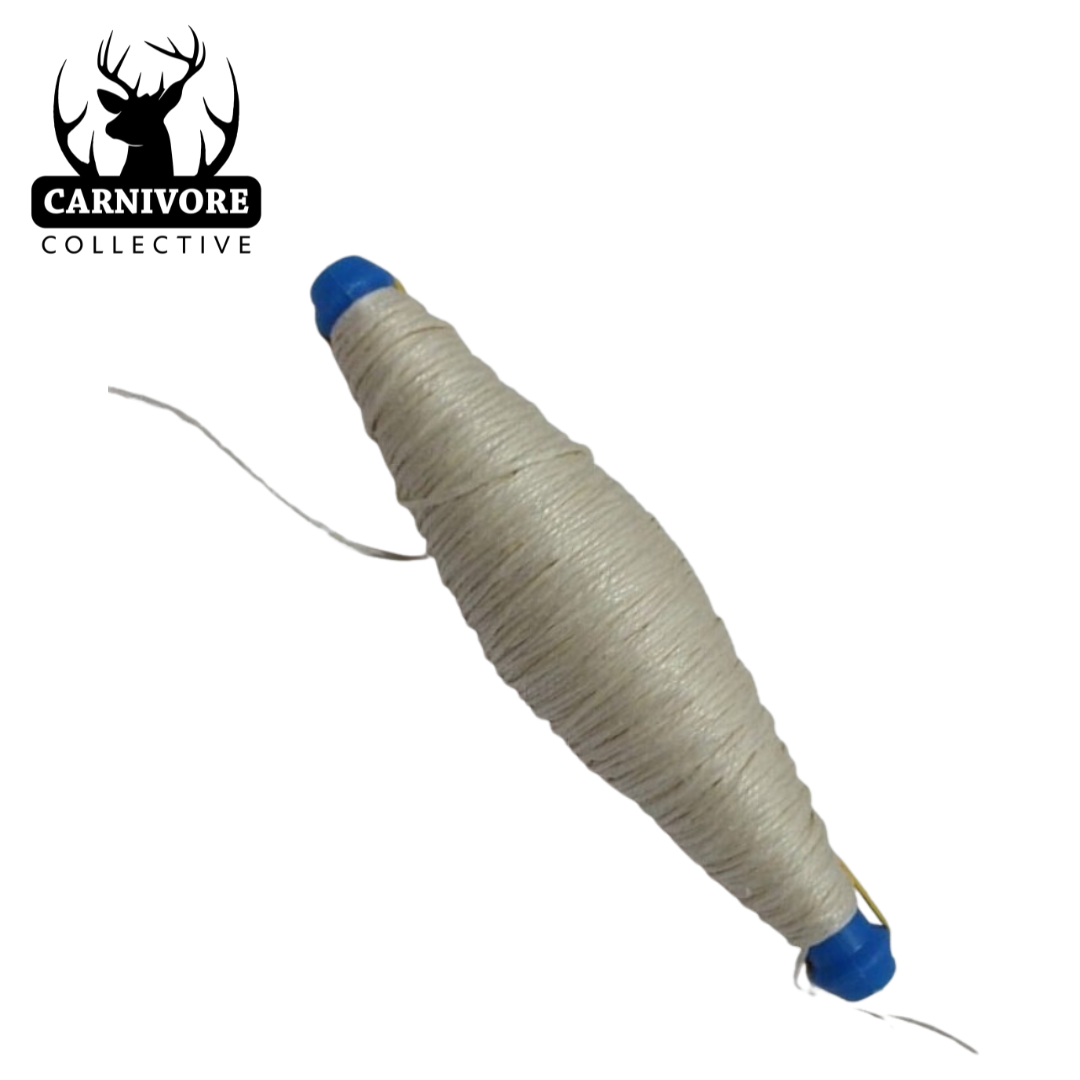 Carnivore Collective Cotton Twine - 30m White Spool